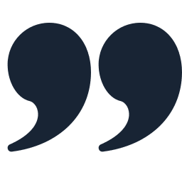 Dark quotation marks on a black background.