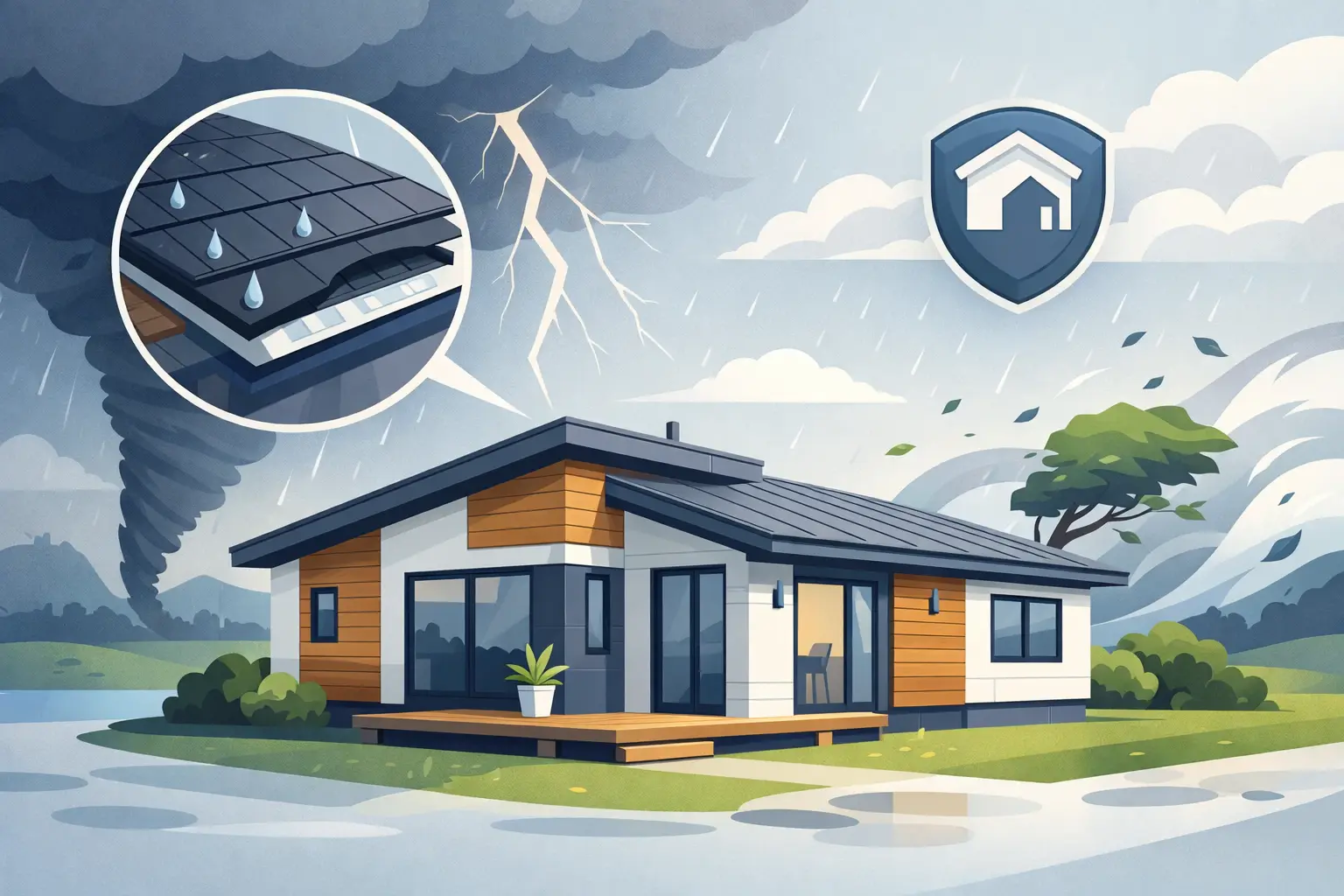 Storm Resistant Roofing for Modular Homes