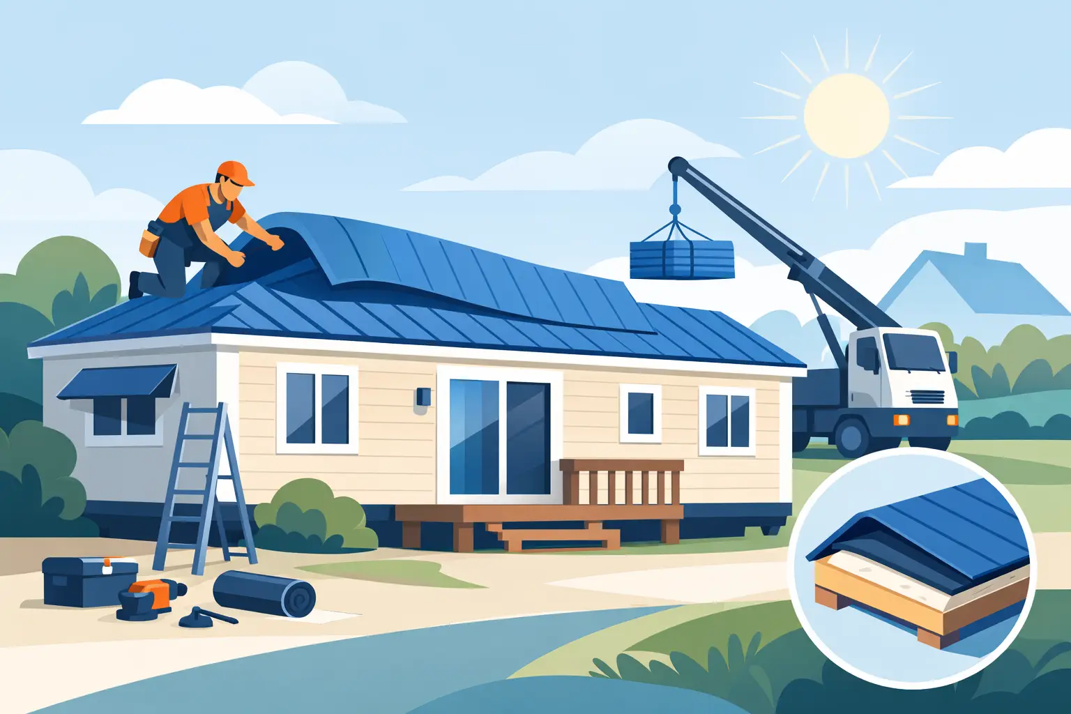 Custom Fit Mobile Home Roofing That Lasts