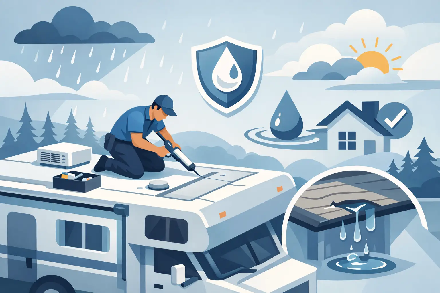 How to Stop Mobile Roof Leaks for Good