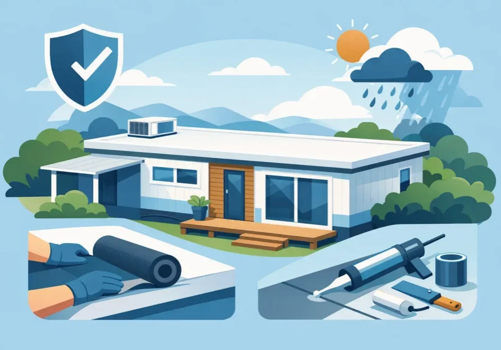 Flat Roof Mobile Home Solutions That Last