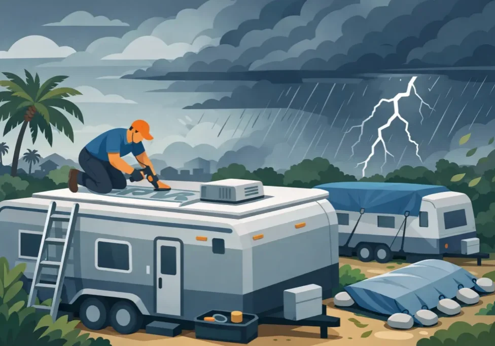How to Prepare Trailer Roofs for Storms in Florida