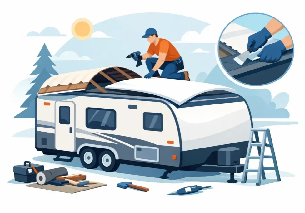 How to Replace a Trailer Roof Correctly