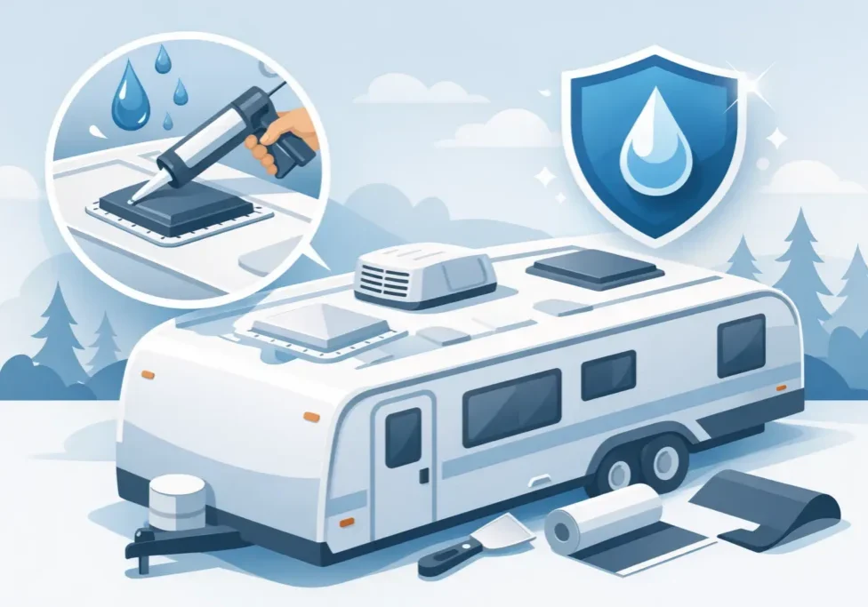 How to Stop Trailer Roof Leaks for Good