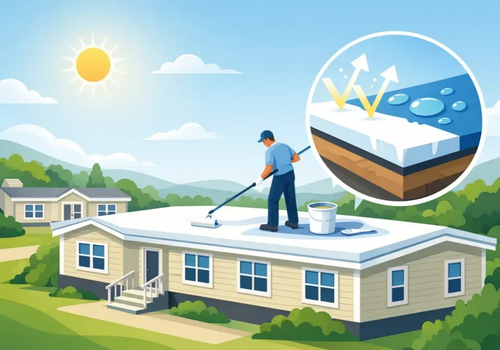 Roof Coating for Manufactured Homes