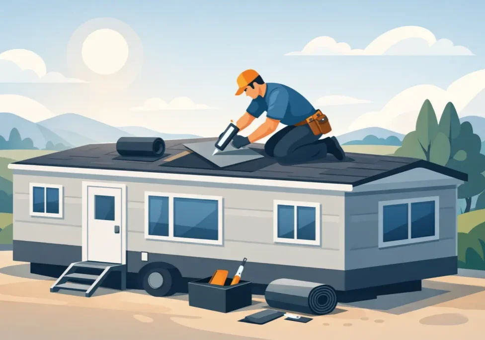Trailer Home Roof Repair That Lasts